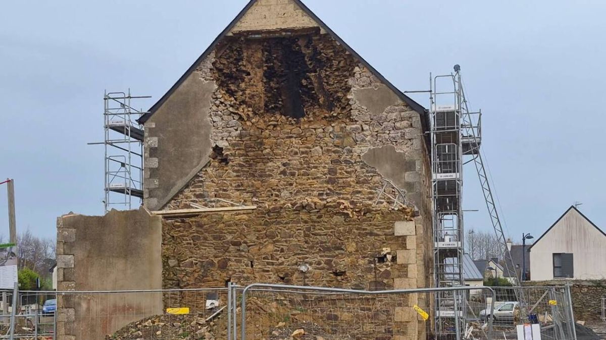 Drame sur le chantier : un pignon s'effondre sur des ouvriers à Plouguiel