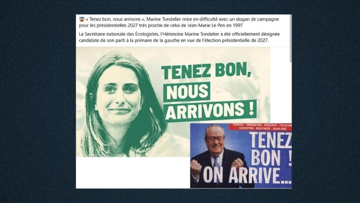 Marine Tondelier face à une polémique sur un slogan controversé