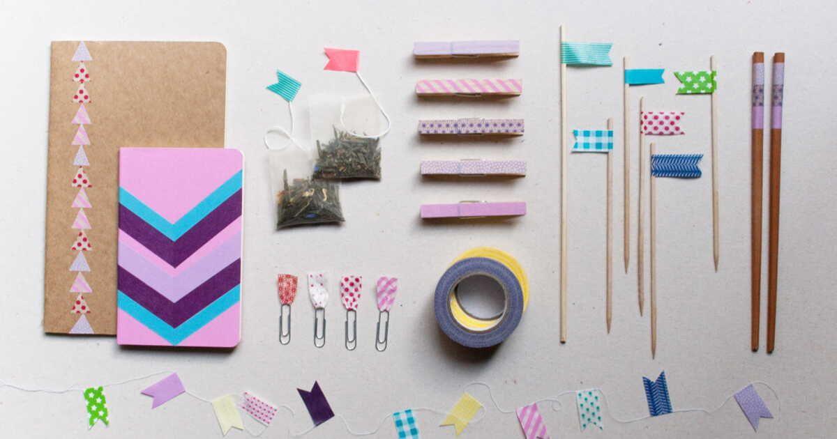 le masking tape : l'allié créatif dont vous ne pourrez plus vous passer