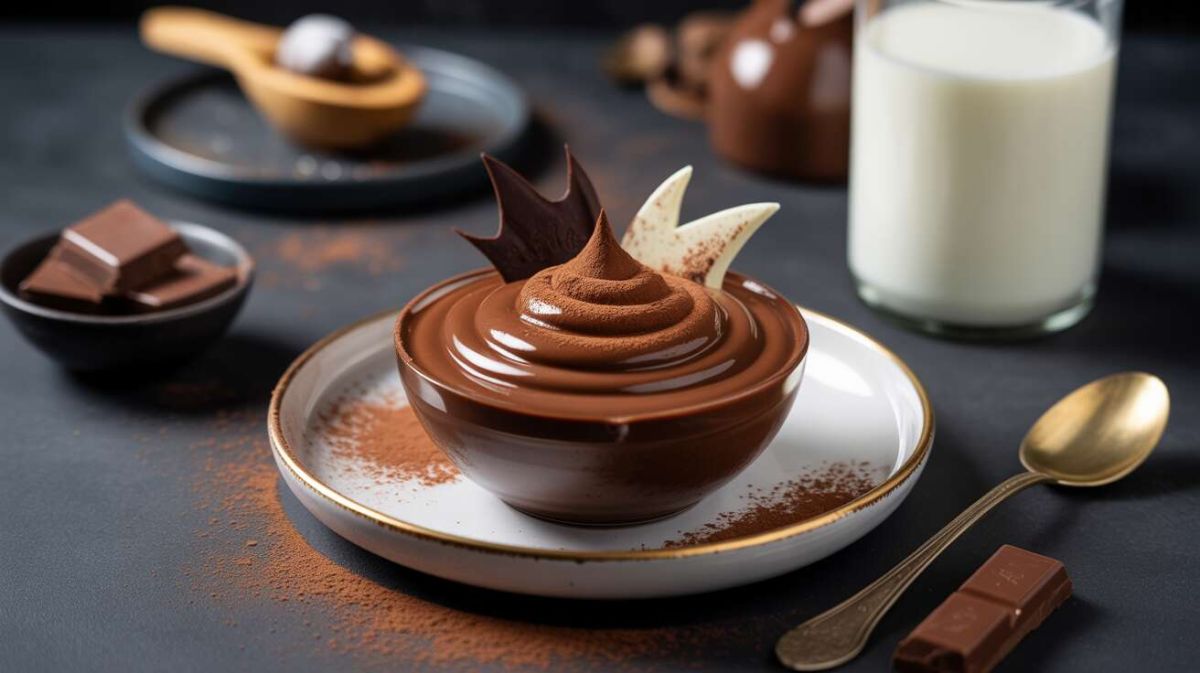 Crèmes légères au chocolat : un délice effrayant pour Halloween