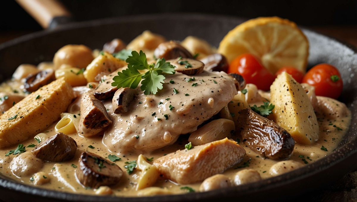 Poulet Stroganoff : un plat réconfortant et savoureux