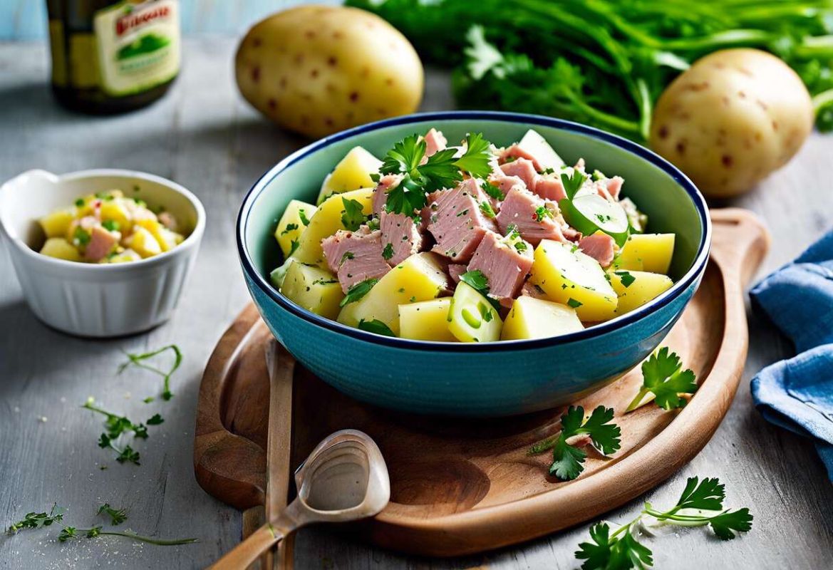 Une salade de pommes de terre qui éveille vos papilles