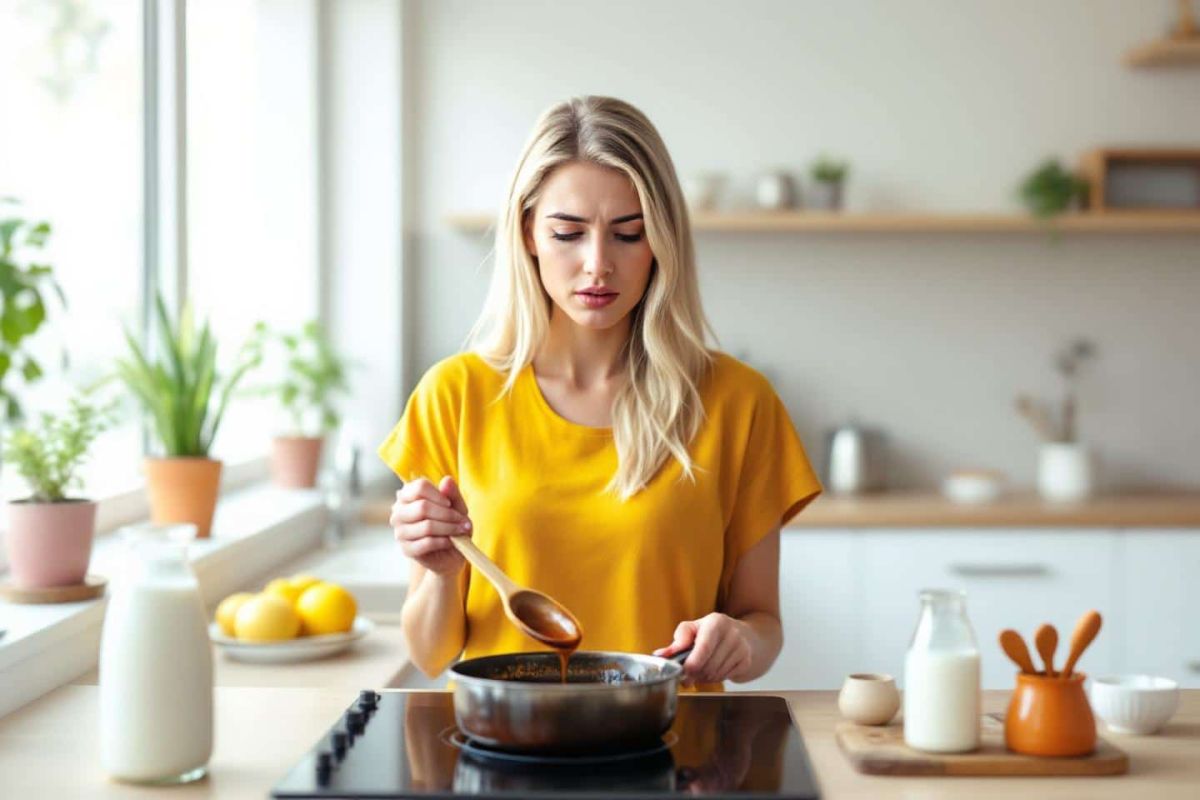 Retrouver la douceur : l'astuce simple pour sauver votre caramel brûlé