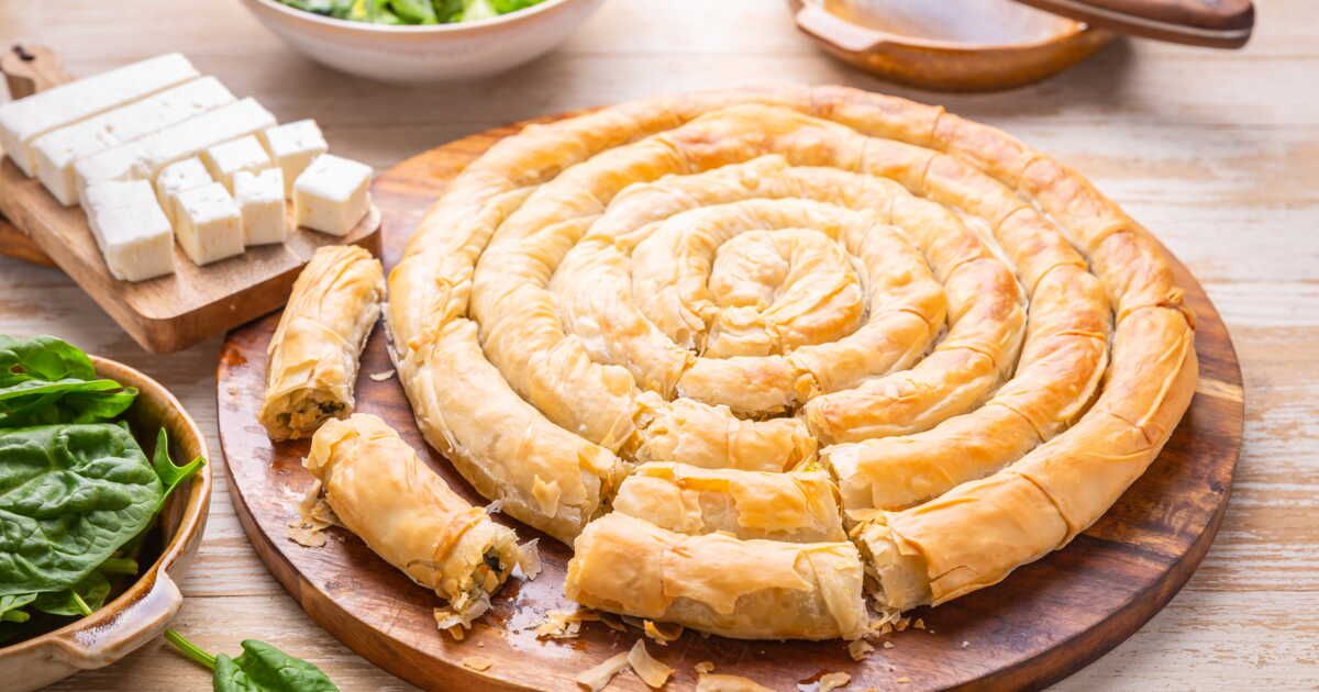 Tyropita : la délicieuse tarte grecque à la feta et à la ricotta