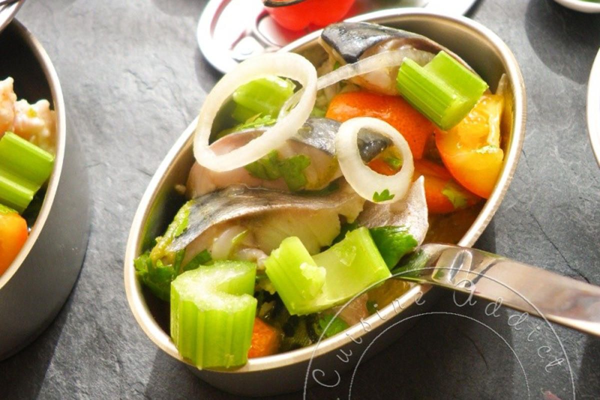 Céviche de maquereaux aux agrumes