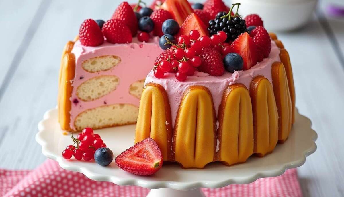 Découvrez la recette facile de la charlotte aux fruits rouges