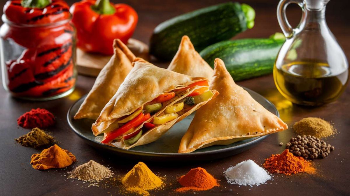 Des samoussas aux légumes du soleil pour égayer vos apéritifs
