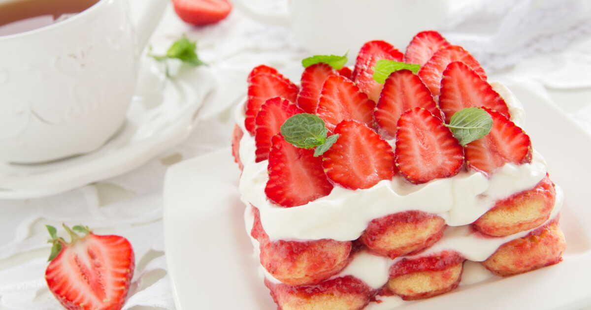 Découvrez le tiramisu aux fraises light qui va séduire vos papilles