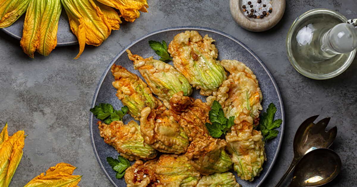 Quatre idées recettes avec de la fleur de courgette