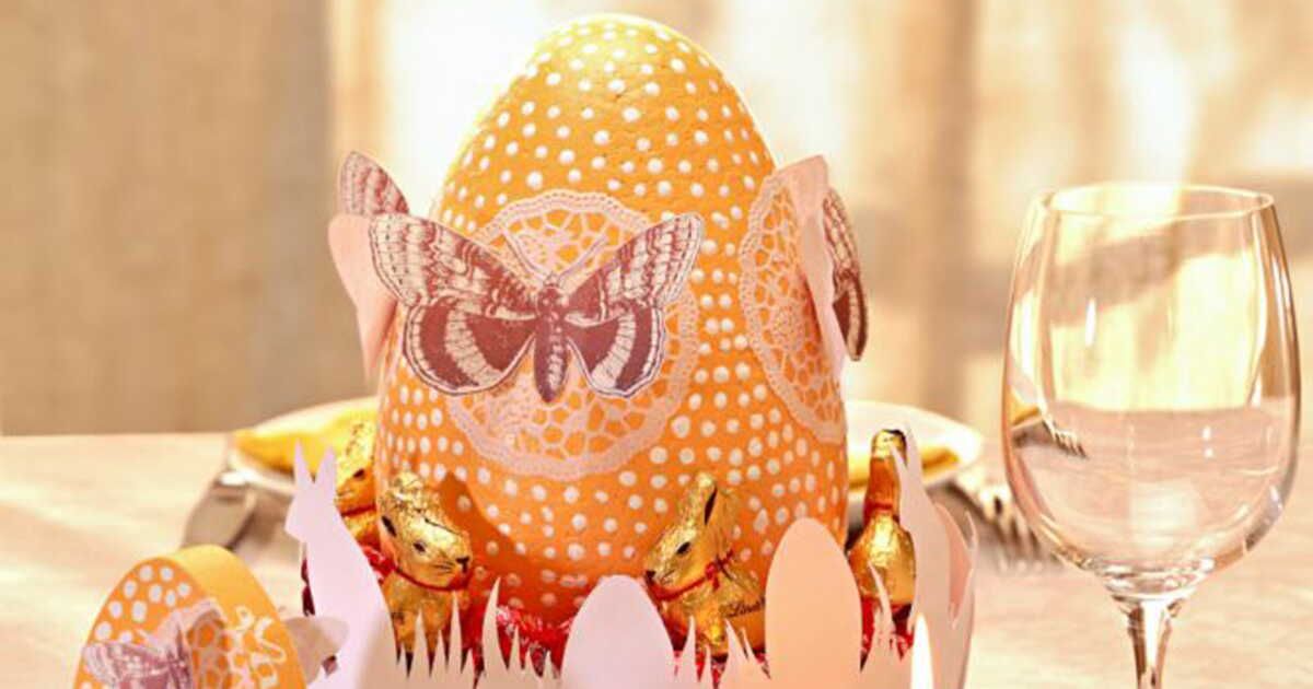 Un centre de table créatif pour célébrer Pâques