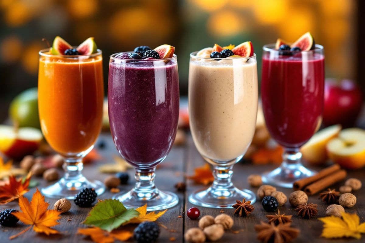Oubliez les boissons fades : ces quatre smoothies maison incarnent l’essence même de l’automne gourmand !