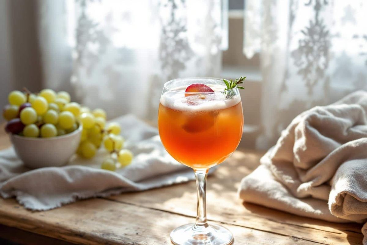 Un cocktail d'automne à savourer : l'Autumn Sour au raisin et miel