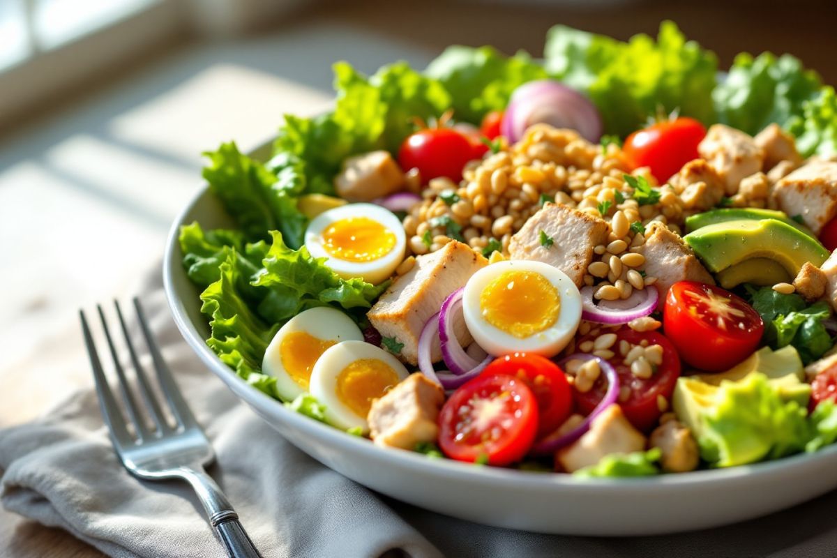 Dites adieu aux fringales : les salades repas qui vous combleront