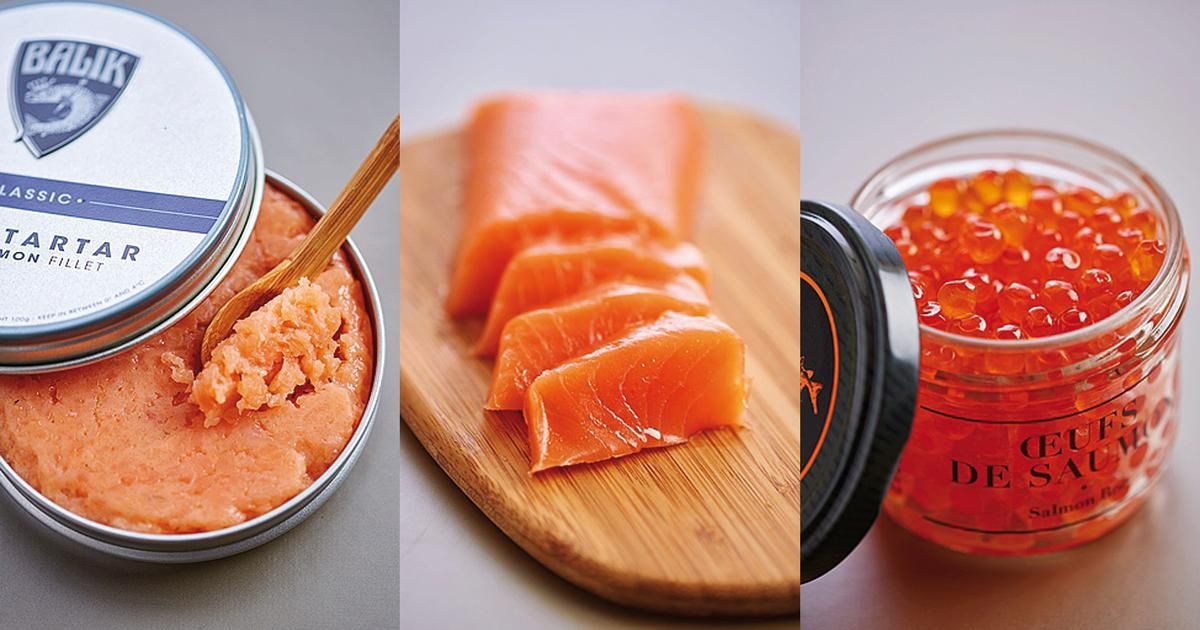 Célébration marine : des bouchées raffinées au saumon