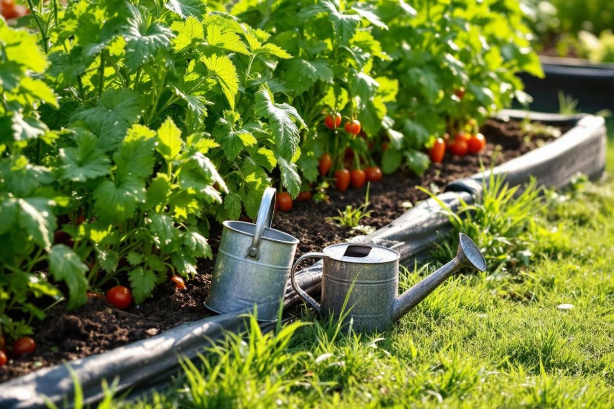 Optimisez l'arrosage de votre potager en juillet pour récoltes saines et abondantes