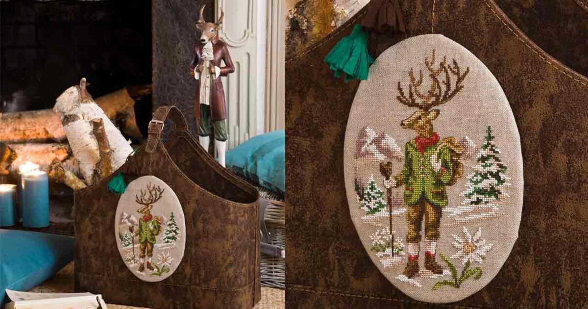 Un voyage créatif au cœur du point de croix : l'art du cerf