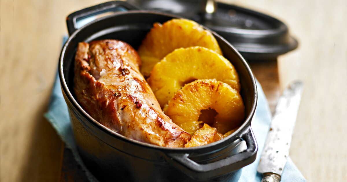 Filet mignon de porc à l’ananas