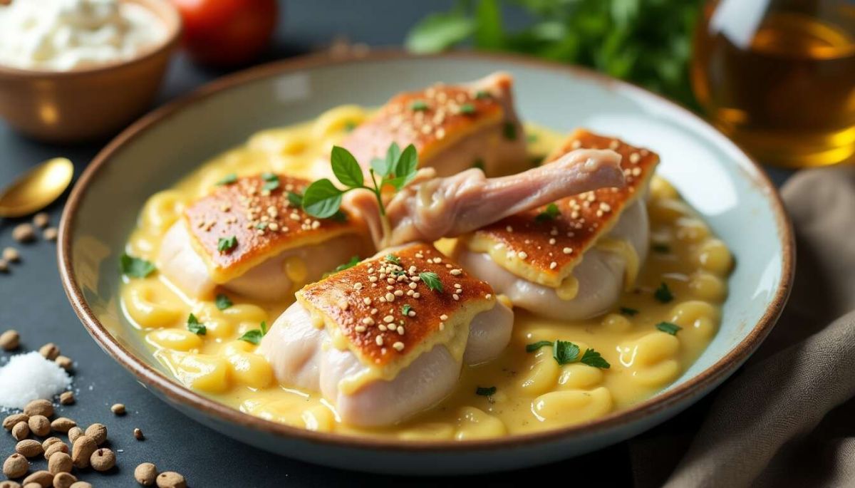 Le lapin à la crème : un délice simple à maîtriser