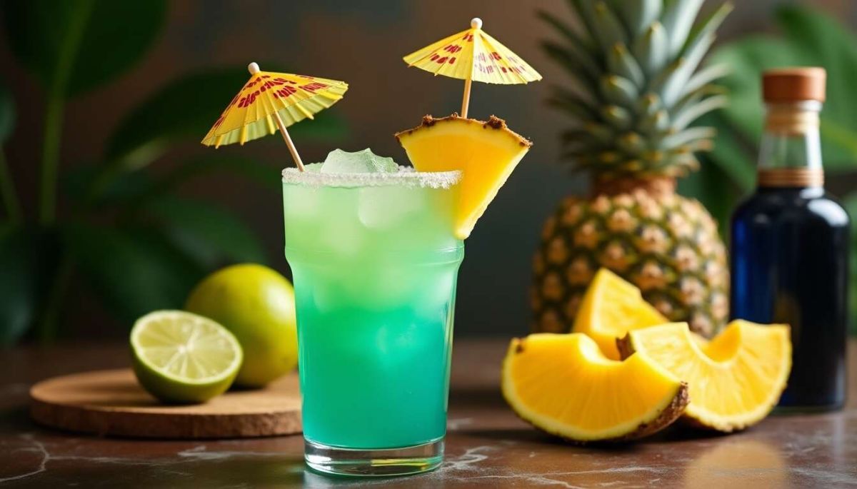 Éveillez vos sens avec notre cocktail tropical pétillant