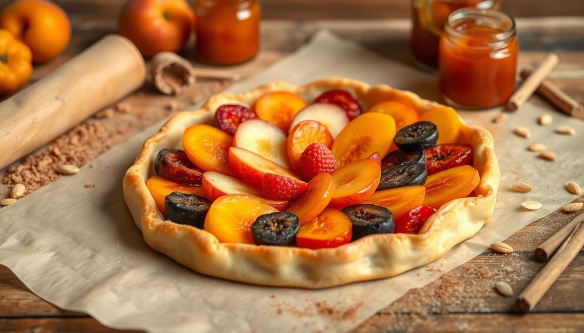 la simplicité d'une tarte rustique aux fruits de saison
