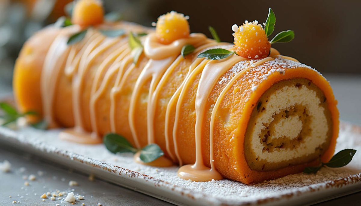 Régalez vos convives avec une bûche de Noël aux fruits de la passion