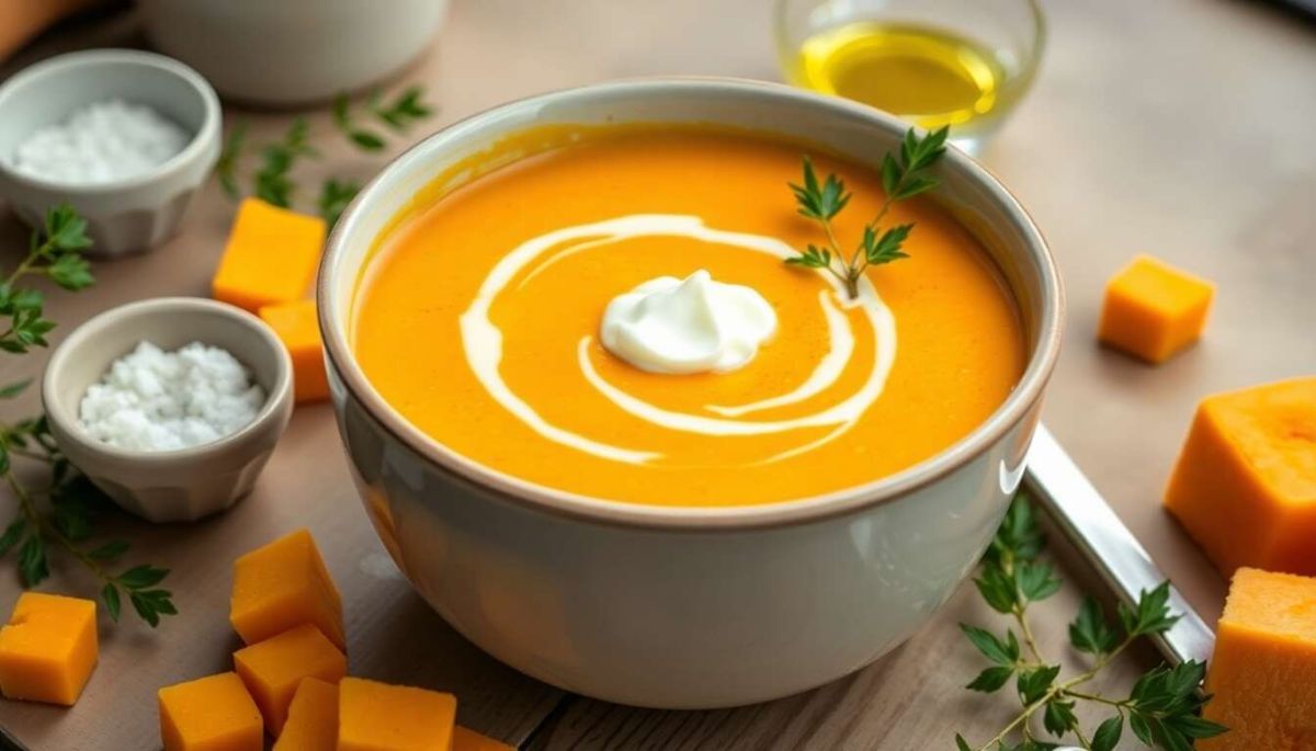 Le velouté de butternut au Companion, un régal réconfortant