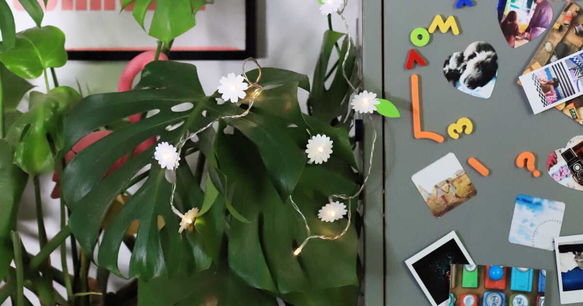DIY : comment faire une guirlande lumineuse façon marguerites