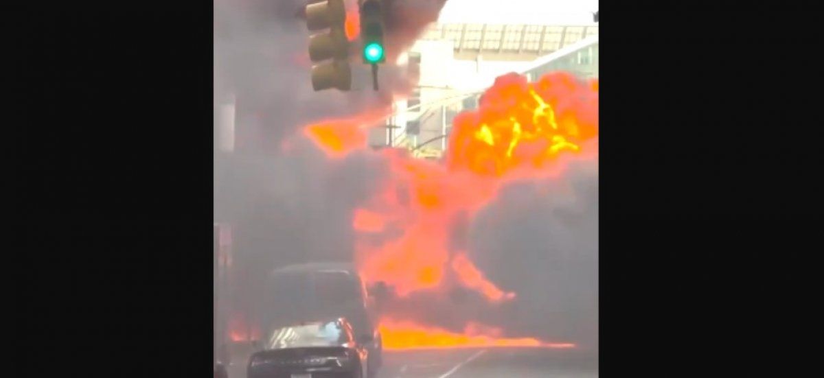Une explosion spectaculaire fait trembler Wall Street à New York