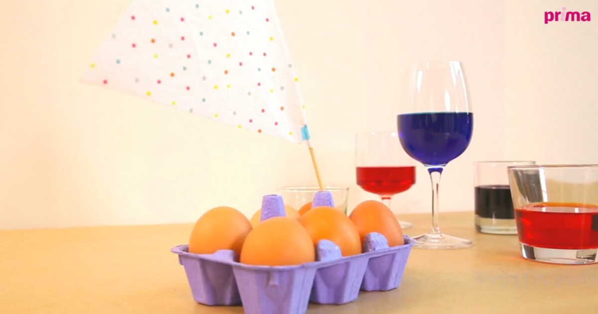 Des oeufs marbrés pour une Pâques éclatante