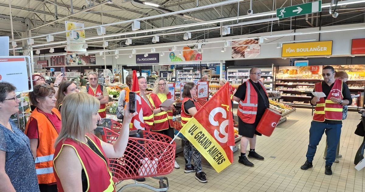 Le supermarché Auchan de Corbie : incertitudes et inquiétudes des salariés