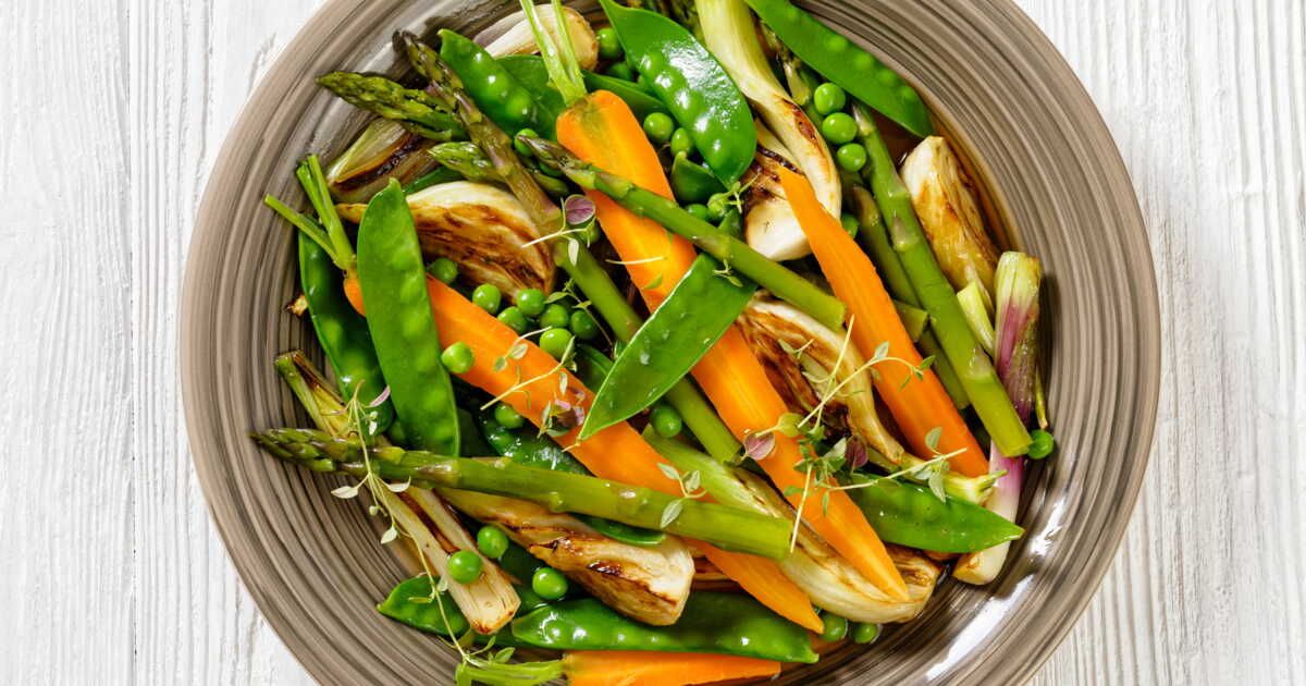 la jardinière de légumes, un plat étoilé avec le prince et le chef
