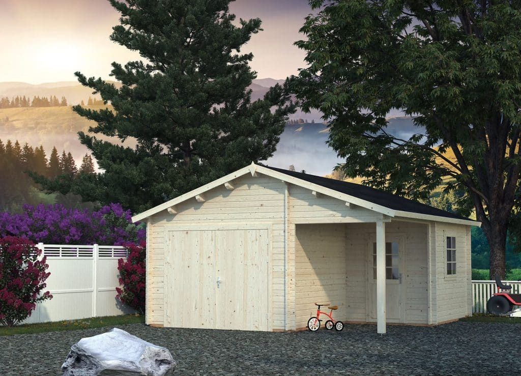 le bon plan de castorama : un garage en bois à prix réduit pour gagner de l'espace