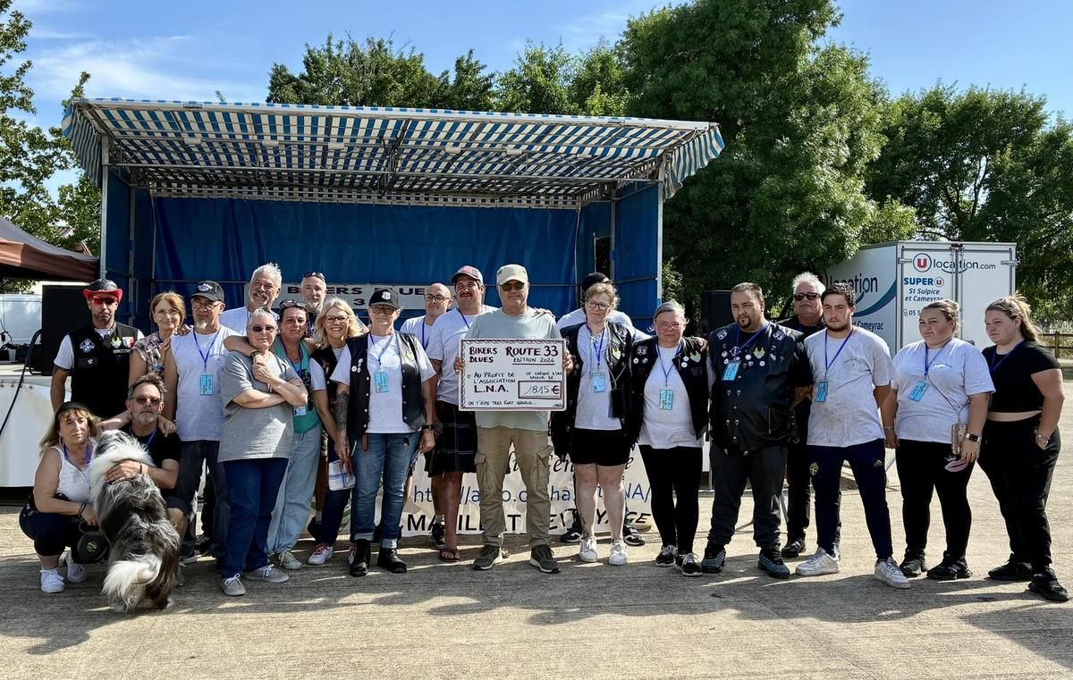 Les bikers unis pour la recherche médicale à Saint-Louis-de-Montferrand