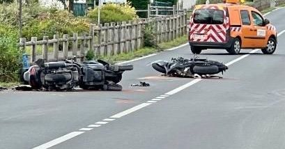 Périgueux : un accident tragique entre moto et scooter provoque des blessés graves