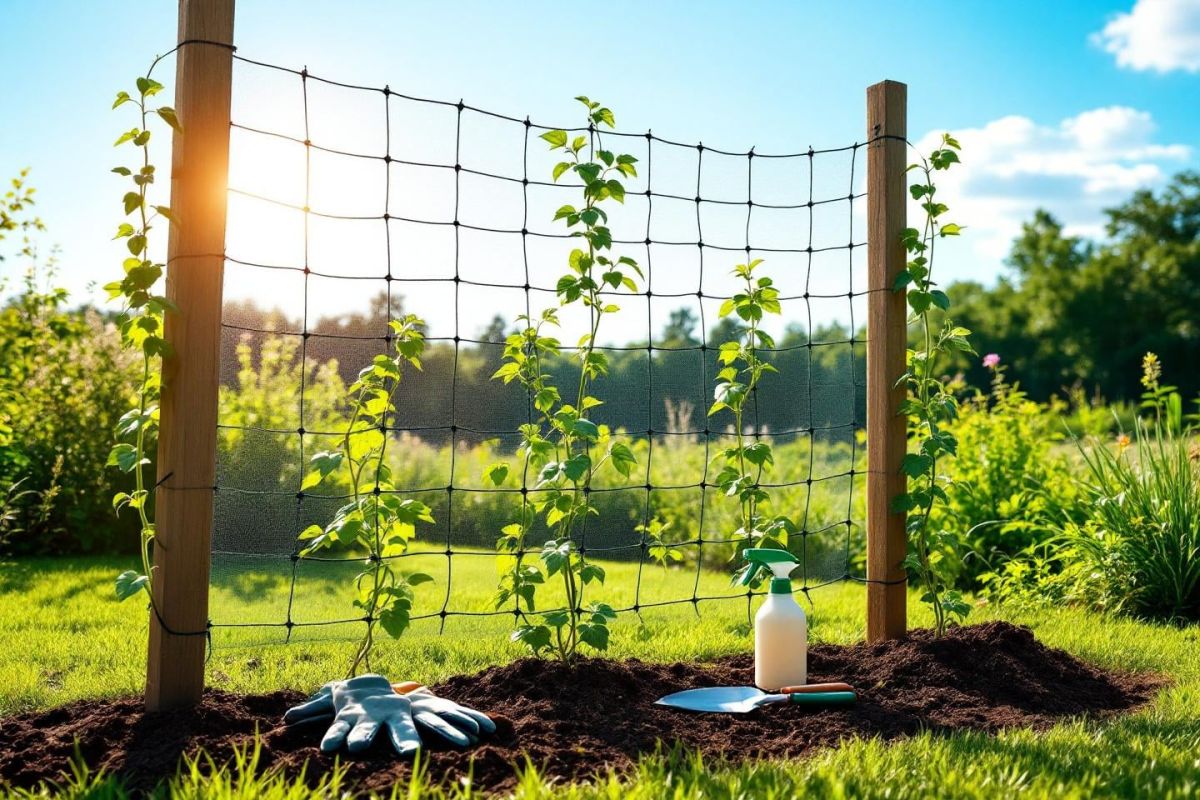 Transformez votre jardin avec le filet treillis vert à prix mini chez GIFI