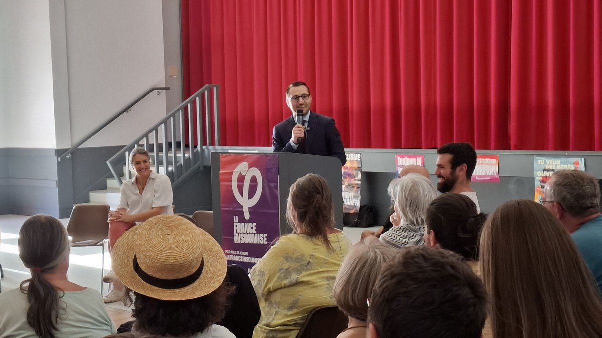 La France Insoumise lance sa campagne présidentielle dans le Lot avec Antoine Léaument