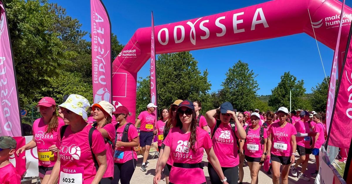 Odysséa Dijon fête un double exploit contre le cancer du sein