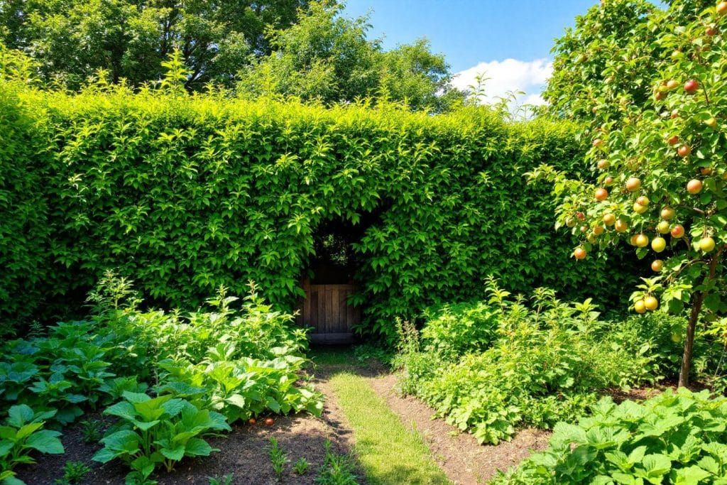 Dompter une haie envahissante sans nuire au potager cet été