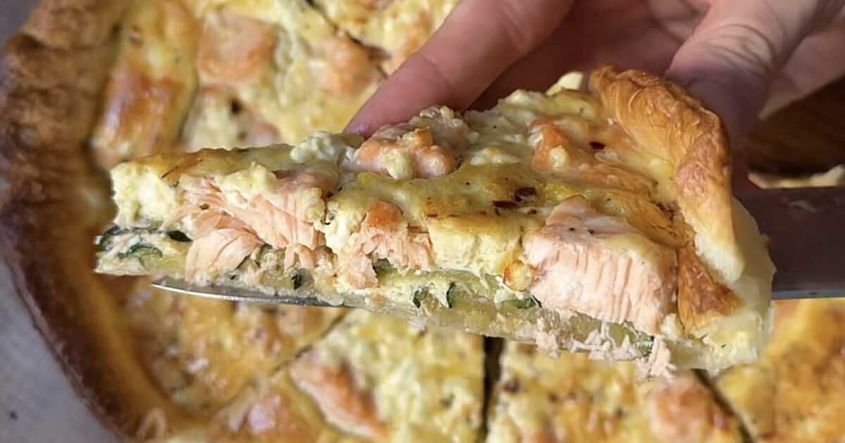 La quiche saumon courgette, un plat réconfortant à déguster chaud ou froid