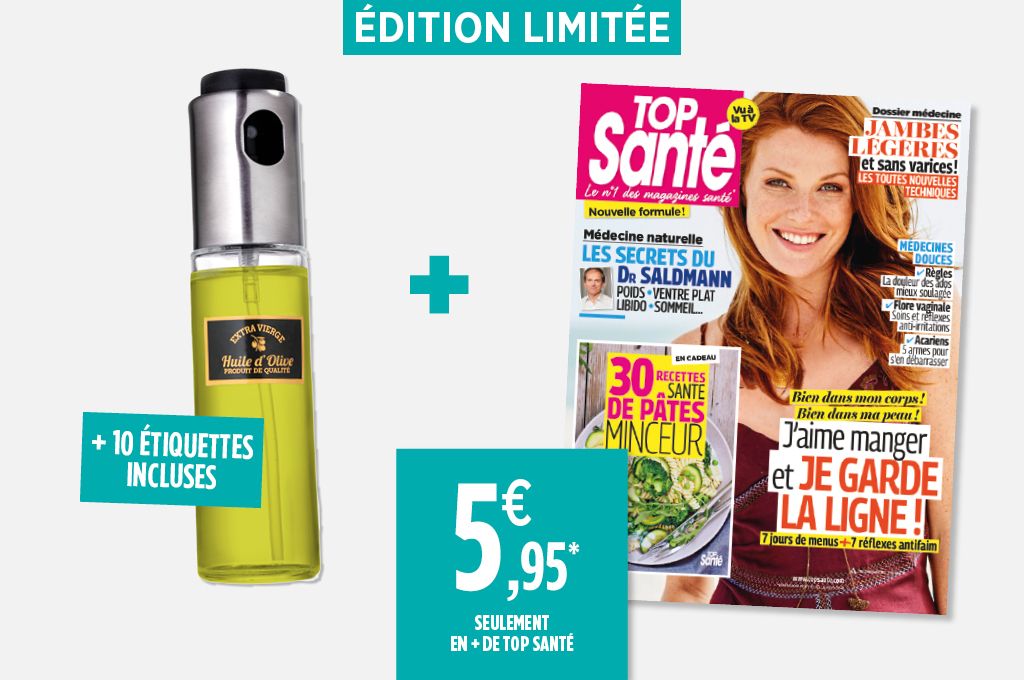 Le bon plan du mois : découvrez le spray à huile à prix mini avec Top Santé