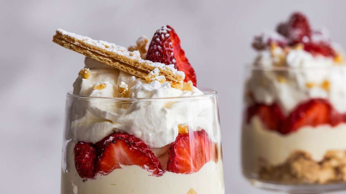 Dégustez la fraîcheur avec cette verrine fraise-mascarpone