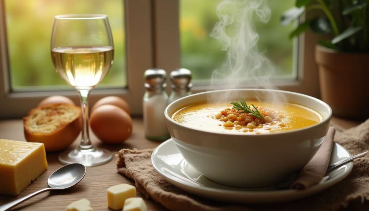 La soupe à l'oignon au vin blanc : un réconfort dans chaque cuillère