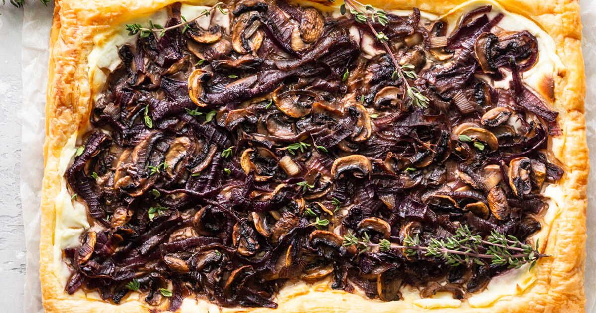 Tarte feuilletée aux champignons : un plat réconfortant pour toute la famille