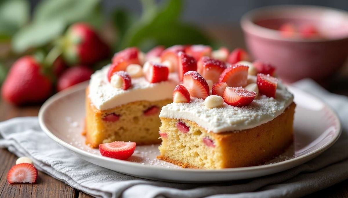Un délice de printemps : le cake à la rhubarbe qui ravit les papilles