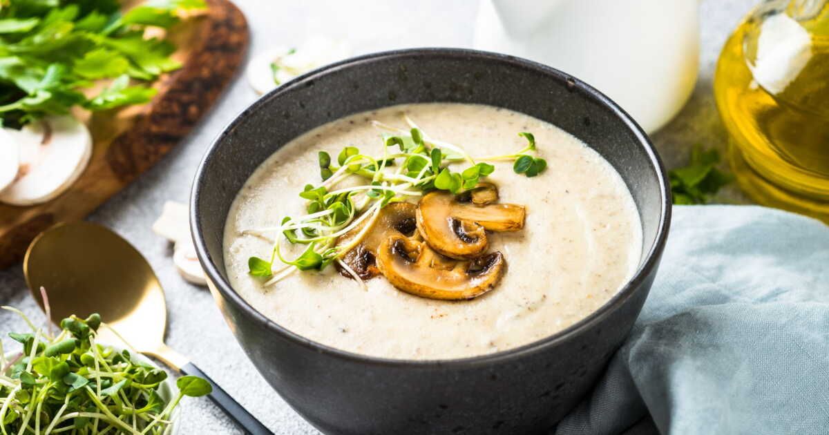 velouté de champignons en conserve : réconfort rapide pour vos soirées d'hiver
